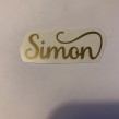 Namn på S i guld outlet - Simon