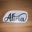 Namn i svart outlet - Alicia