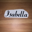 Namn i svart outlet - Isabella