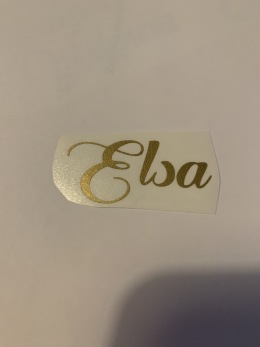 Namn på E i guld outlet - Elsa (nr 1)