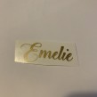 Namn på E i guld outlet - Emelie
