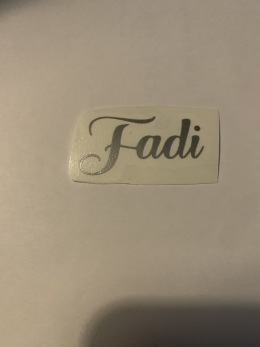 Namn på F-L i silver outlet - Fadi