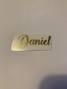 Namn på D i guld - Daniel