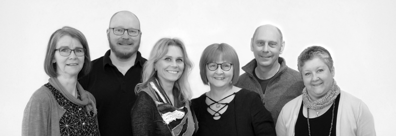 Gunnel Tjäder, Anders Skoglind, Ann-Louice Abrahamsson, Eva Björnström, Göran Söderström och Lena Gustavsson Gunnel Tjäder, Anders Skoglind, Ann-Louice Abrahamsson, Eva Björnström, Göran Söderström och Lena Gustavsson