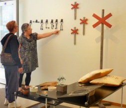 Lena Gustavsson guides visitors in 2017, when the theme was "Find home"