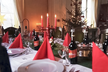 Dukat för julbord Dukat för julbord
