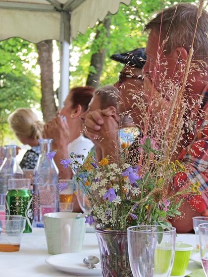 Födelsedagsfirande i hotellparken Födelsedagsfirande i hotellparken