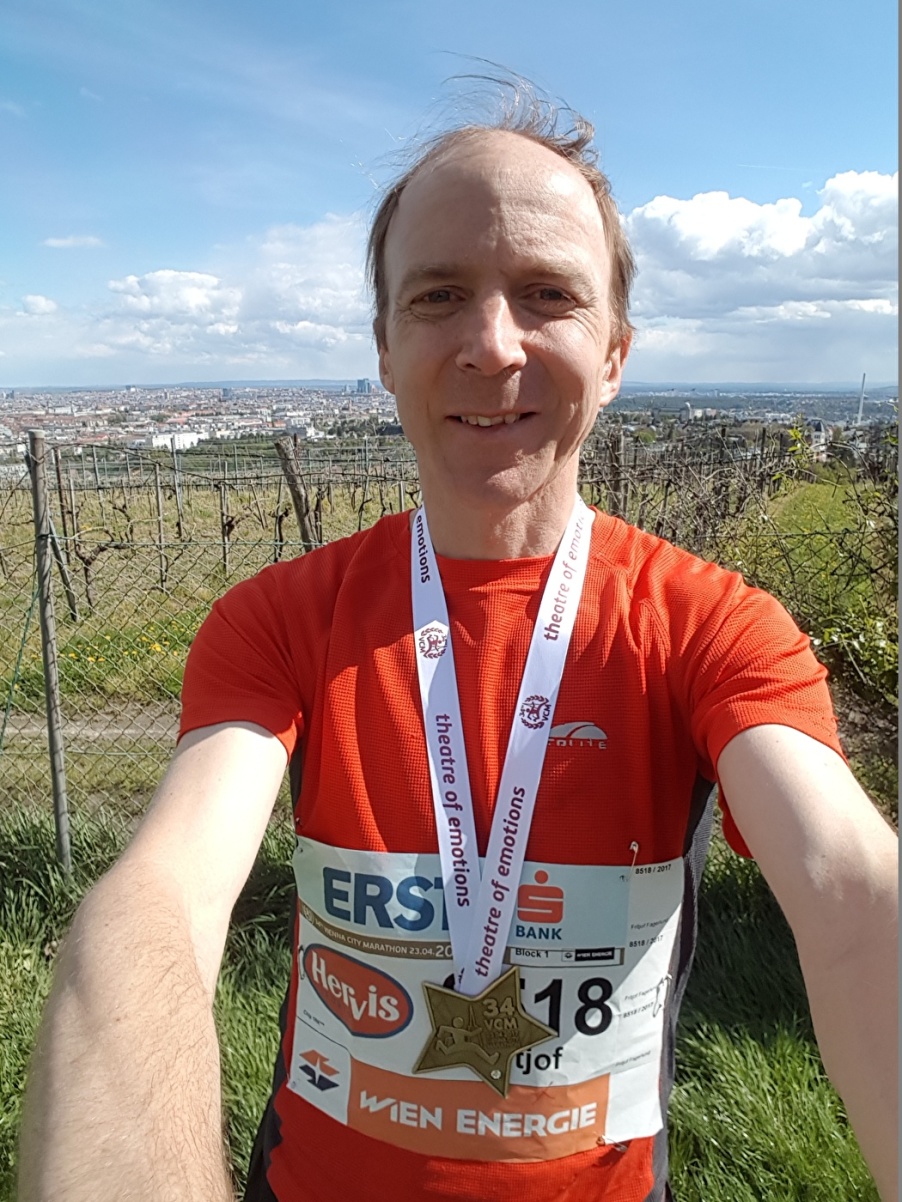 Fritjof efter Vienna City Marathon 2017 Fritjof efter Vienna City Marathon 2017