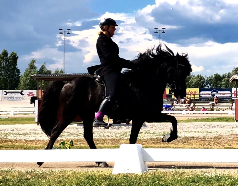 Foto: Caroline Agerhill och Stormur B-final T2 SM2018 Foto: Caroline Agerhill och Stormur B-final T2 SM2018