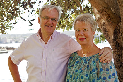 Leif Törnblom, fotograf, och Marie Törnblom, författare. Leif Törnblom, fotograf, och Marie Törnblom, författare.