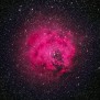 Rosette nebula in Monoceros 189 x 10 sec ISO 3200