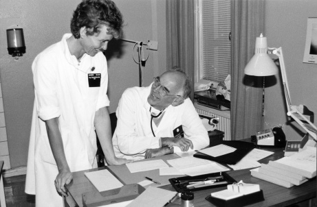 Ssk Barbro Balkö och doktor Ulf Magnusson Ssk Barbro Balkö och doktor Ulf Magnusson