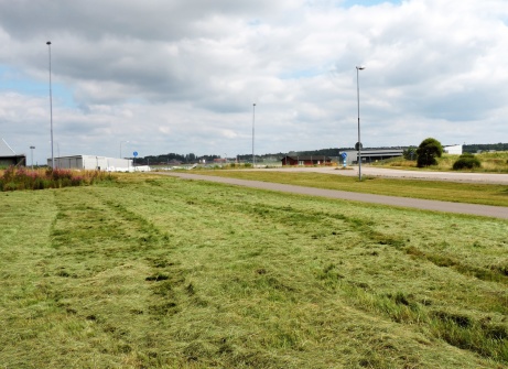 Platsen för Korsväga gård i modern tid Platsen för Korsväga gård i modern tid