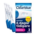 Clearblue Graviditetstest Ultratidigt 3-pack