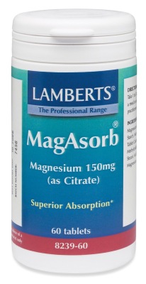 MAGASORB Magnesium 150 mg som magnesiumcitrat (60 tabletter) - MAGASORB Magnesium 150 mg som magnesiumcitrat (60 tabletter)