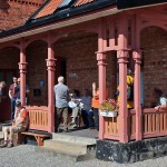 Samling på verandan