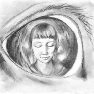 Rebecca Lindahl Boyd, self portrait. Rebecca Lindahl Boyd, self portrait.