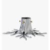 GARDEN GLORY CHRISTMAS TREE STAND “THE ROOT” – SILVER