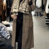 A IMAGE BY ME SCARF LEO TAUPE/BEIGE