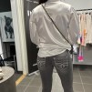A ROCK REVIVAL LIMITED GREY JEANS