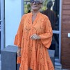 IBME EVELINE ORANGE DRESS