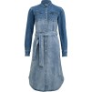 COSTA MANI FADED DENIM DRESS