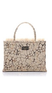 A SORENA BIG TOTE BAG GOLD/BEIGE LIMITED EDITION