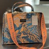 A SORENA BIG TOTE BAG ORANGE/BLUE LIMITED EDITION