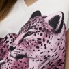 A LOLA CASADEMUNT ROSA LEOPARD T-SHIRT