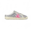 MOACONCEPT Iconic Mule Glitter Silver Sneaker