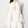 A YAS ELOISE DRESS OFFWHITE