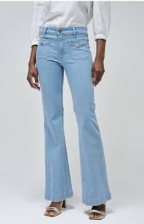 A SALSA JEANS DESTINY PUSH UP FLARE JEANS