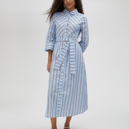 A LOLA CASADEMUNT STRIPE DRESS