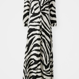 A YAS ZEBRA DRESS No1