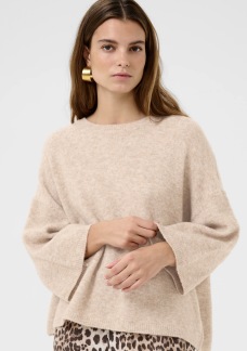 A KAREN BY SIMONSEN Noabelle Pullover Simply Taupe