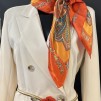 IMAGE BY ME SCARF ORANGE/ RÖTT / MULTICOLOR