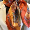 IMAGE BY ME SCARF ORANGE/ RÖTT / MULTICOLOR