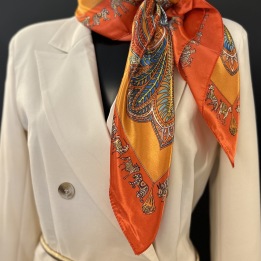 IMAGE BY ME SCARF ORANGE/ RÖTT / MULTICOLOR