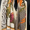 IBME ZEBRA ORANGE/ OLIV SCARF