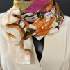 IBME ZEBRA ORANGE/ OLIV SCARF