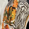 IBME ZEBRA ORANGE/ OLIV SCARF