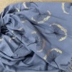 IBME EXKLUSIV BLUE FLOWER GOLD SCARF