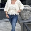 A KAREN BY SIMONSEN OFFWHITE ULISSA CARDIGAN