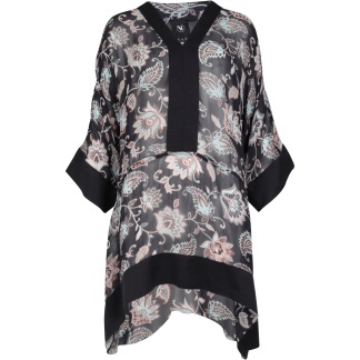 A NÜ DENMARK YDUN TUNIC BLACK MIX