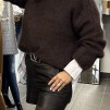 A IBME PREMIUM MOHAIR BROWN