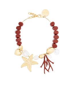 A VANESSA BARONI Beach Coral Necklace Coral