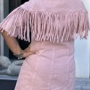 A IBME JEANSKLÄNNING DUSTY PINK LIMITED EDITION