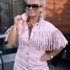 A IBME JEANSKLÄNNING DUSTY PINK LIMITED EDITION