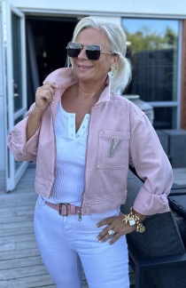 A IBME IMAGE BY ME JEANS JACKA DUSTY PINK LIMITED EDITION
