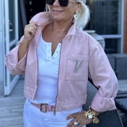 A IBME IMAGE BY ME JEANS JACKA DUSTY PINK LIMITED EDITION